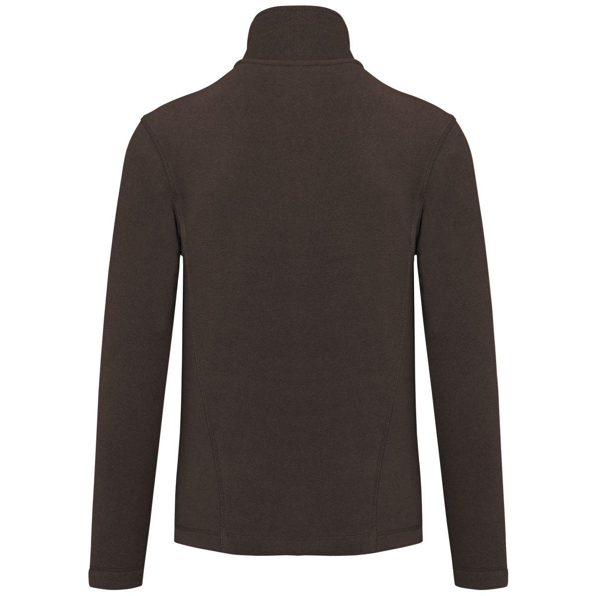 K907 - Chaqueta micropolar con cremallera mujer - Chocolate - trasera