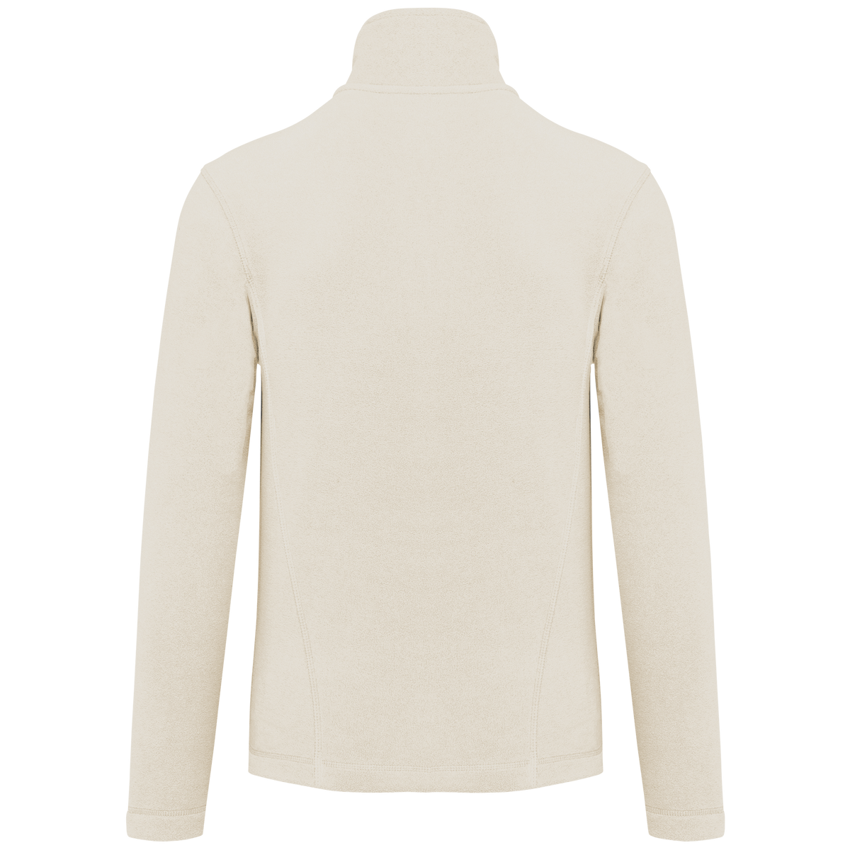 K907 - Chaqueta micropolar con cremallera mujer - Natural - trasera