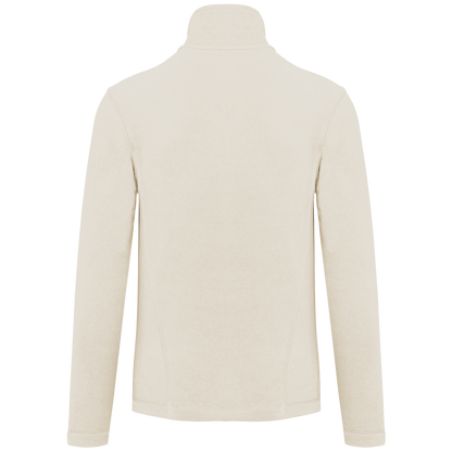 K907 - Chaqueta micropolar con cremallera mujer - Natural - trasera