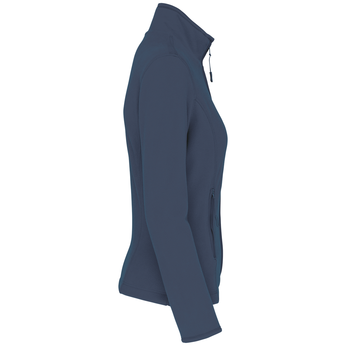 K907 - Chaqueta micropolar con cremallera mujer - Deep Blue - lateral