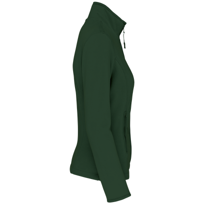 K907 - Chaqueta micropolar con cremallera mujer - Forest Green - lateral