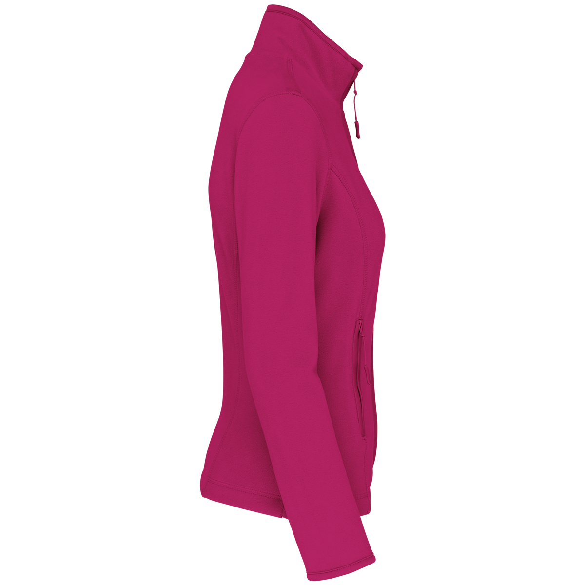 K907 - Chaqueta micropolar con cremallera mujer - Fuchsia - lateral