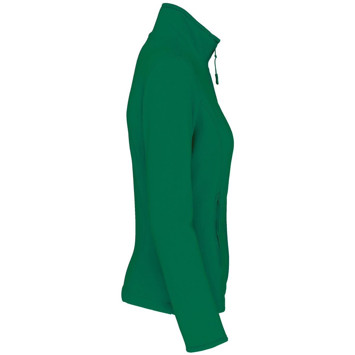 K907 - Chaqueta micropolar con cremallera mujer - Kelly Green - lateral