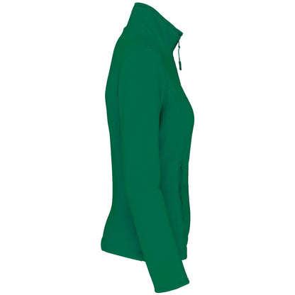K907 - Chaqueta micropolar con cremallera mujer - Kelly Green - lateral