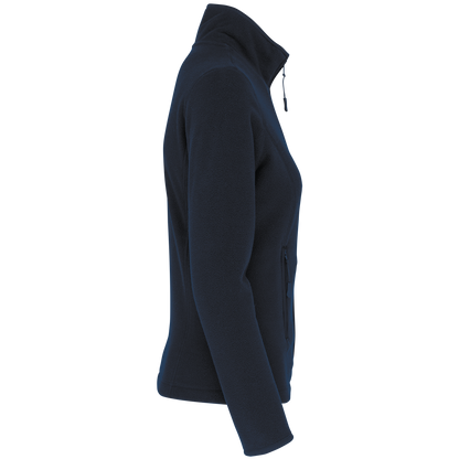 K907 - Chaqueta micropolar con cremallera mujer - Navy - lateral