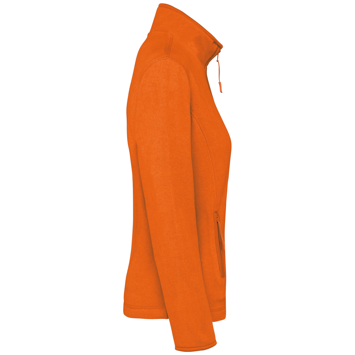 K907 - Chaqueta micropolar con cremallera mujer - Orange - lateral