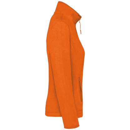 K907 - Chaqueta micropolar con cremallera mujer - Orange - lateral