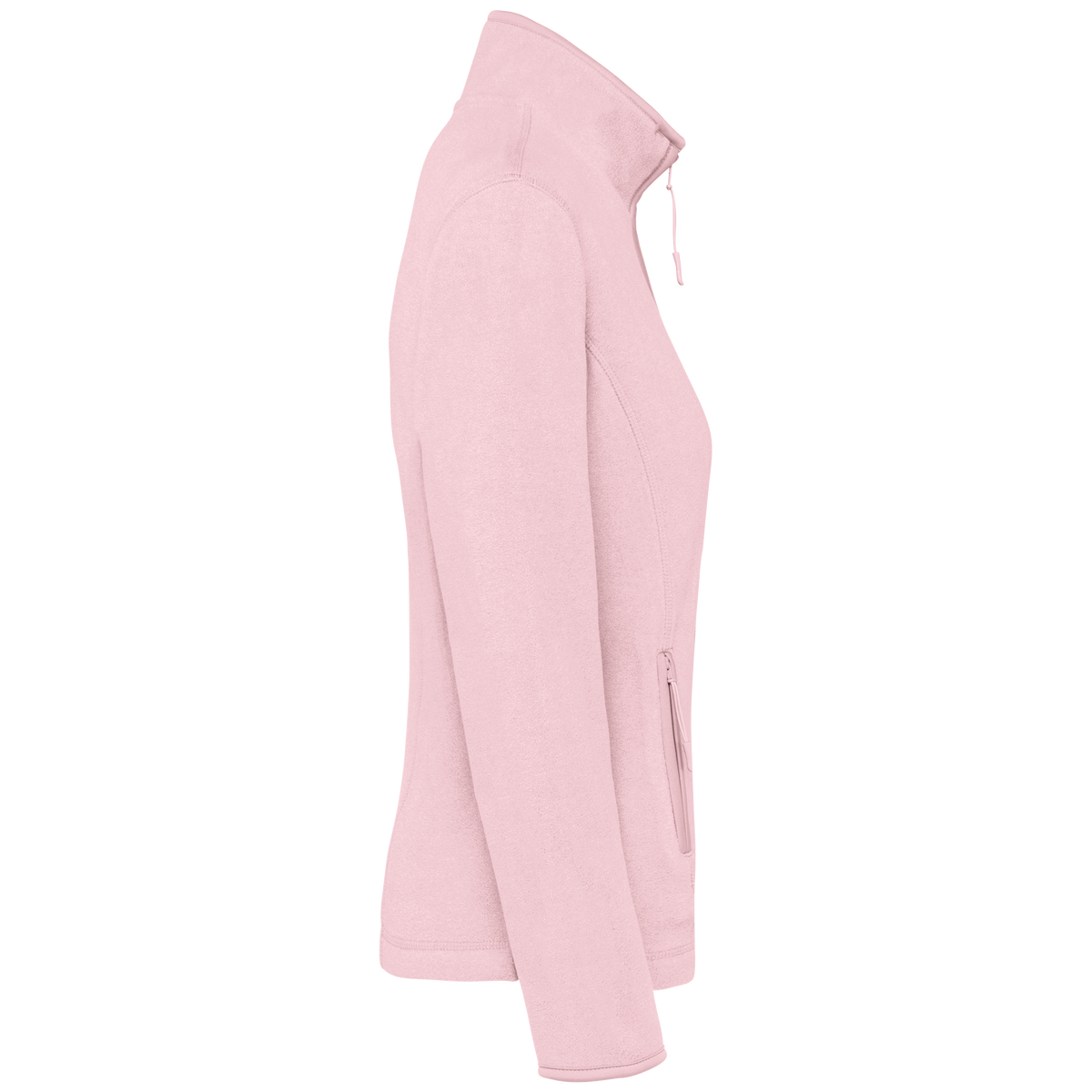 K907 - Chaqueta micropolar con cremallera mujer - Pale Pink - lateral
