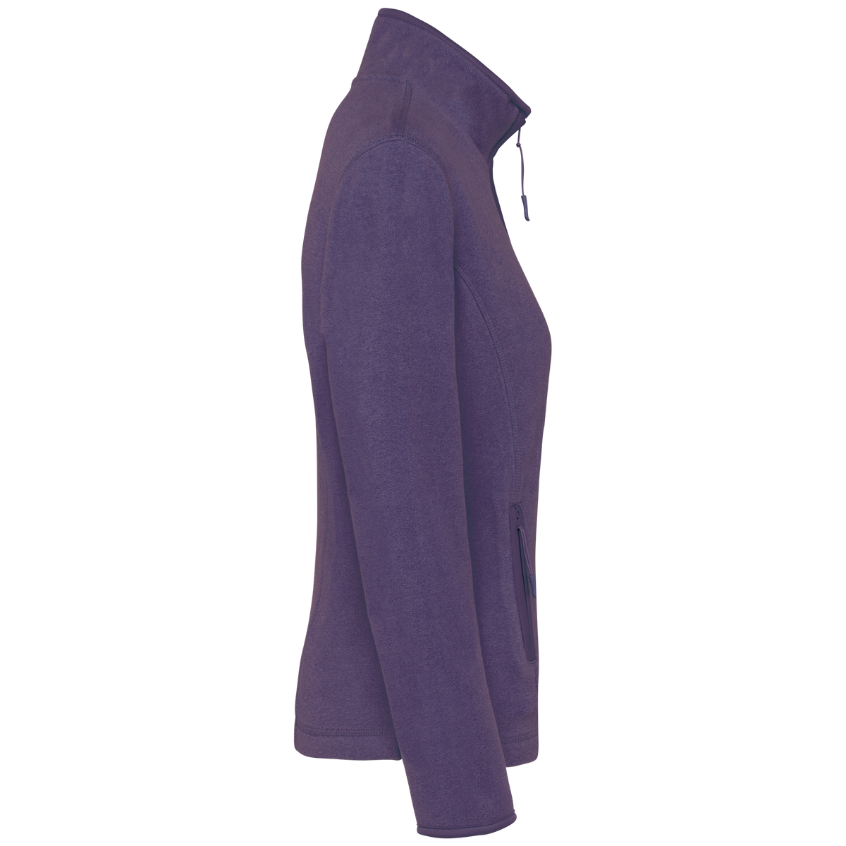 K907 - Chaqueta micropolar con cremallera mujer - Purple - lateral