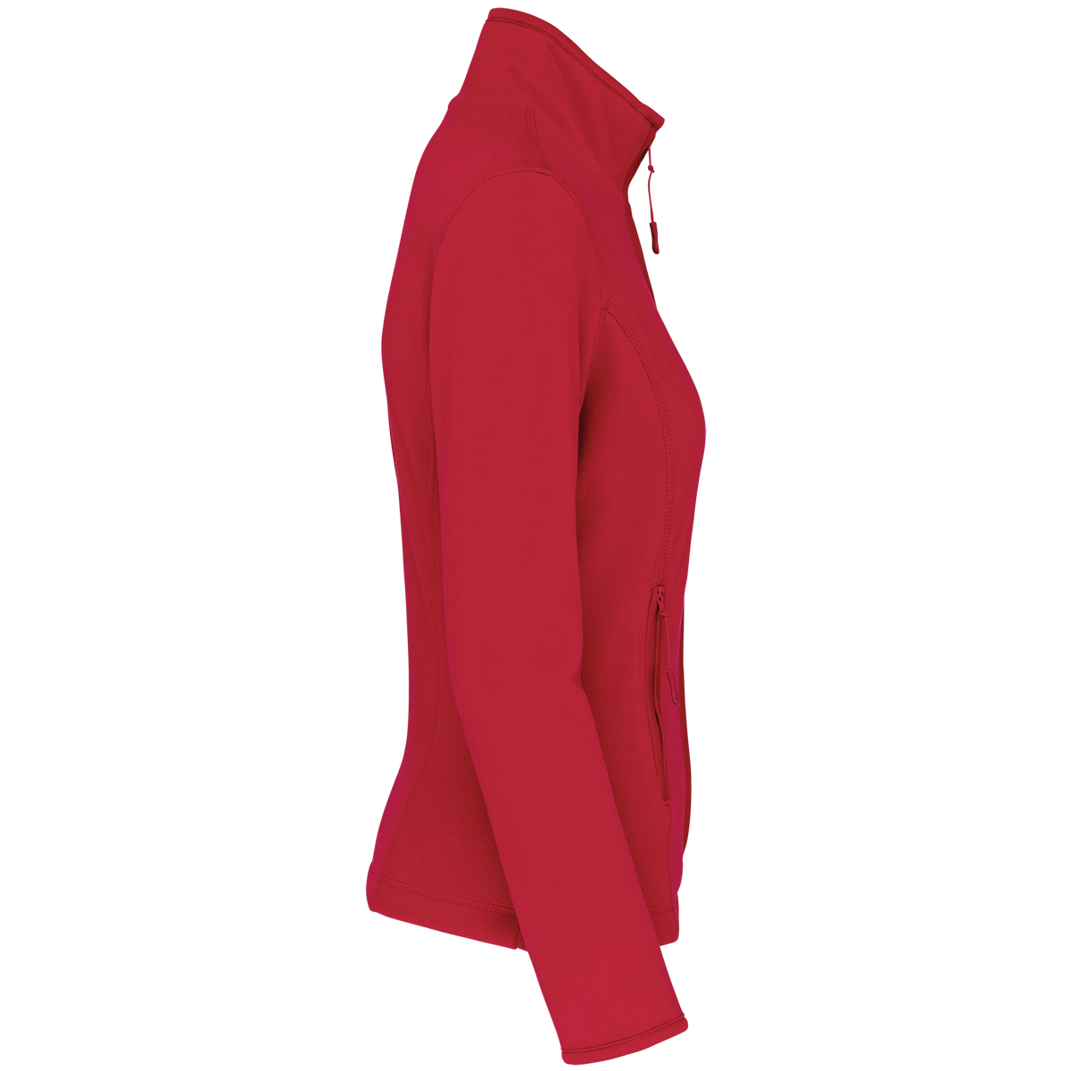 K907 - Chaqueta micropolar con cremallera mujer - Red - lateral