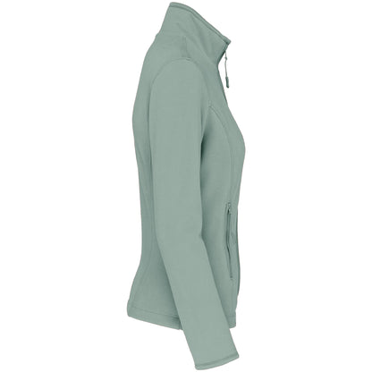 K907 - Chaqueta micropolar con cremallera mujer - Sage - lateral