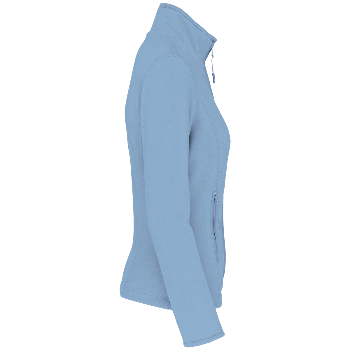 K907 - Chaqueta micropolar con cremallera mujer - Sky Blue - lateral