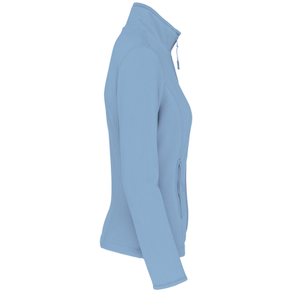 K907 - Chaqueta micropolar con cremallera mujer - Sky Blue - lateral