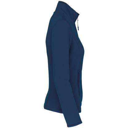 K907 - Chaqueta micropolar con cremallera mujer - True Indigo - lateral