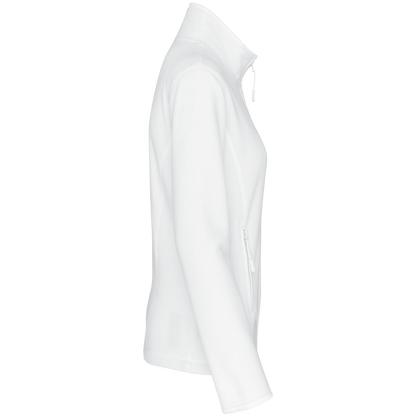 K907 - Chaqueta micropolar con cremallera mujer - White - lateral