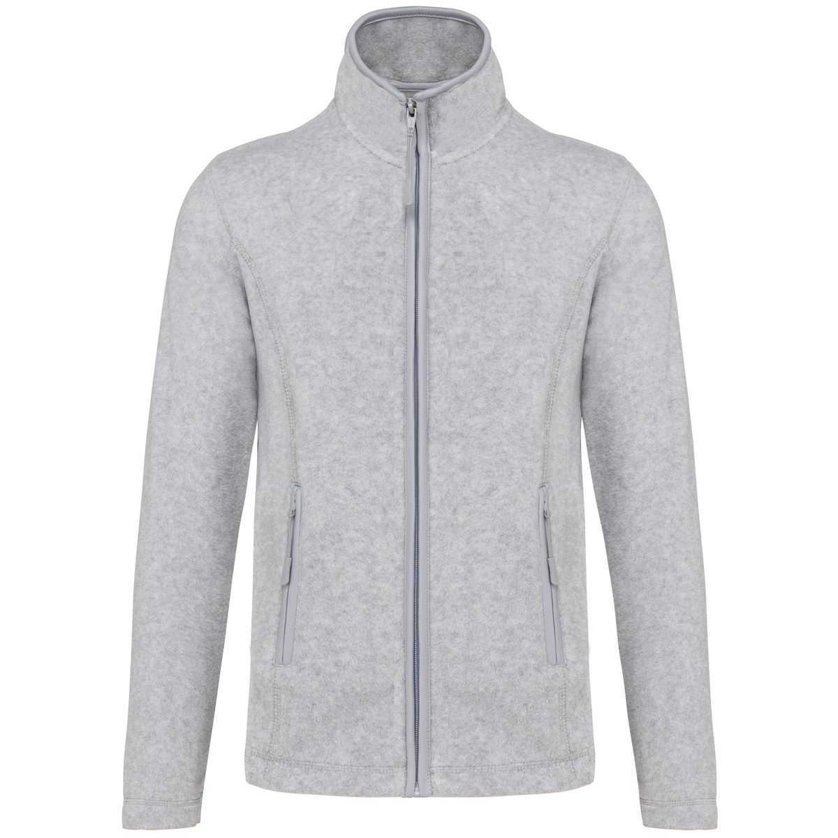 K907 - Chaqueta micropolar con cremallera mujer - Ash Heather - frontal