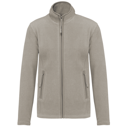K907 - Chaqueta micropolar con cremallera mujer - Beige - frontal