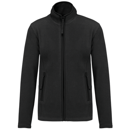 K907 - Chaqueta micropolar con cremallera mujer - Black - frontal