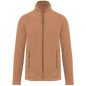 K907 - Chaqueta micropolar con cremallera mujer - Camel Heather - frontal