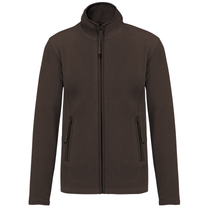 K907 - Chaqueta micropolar con cremallera mujer - Chocolate - frontal