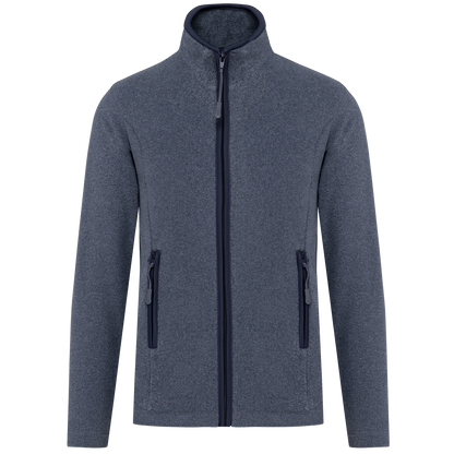 K907 - Chaqueta micropolar con cremallera mujer - French Navy Heather - frontal