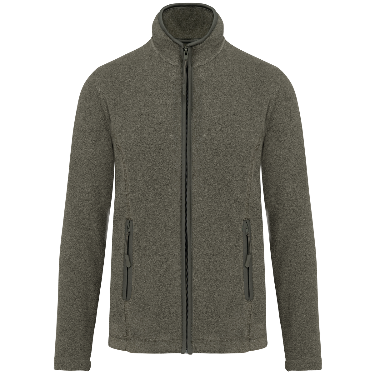 K907 - Chaqueta micropolar con cremallera mujer - Green Marble Heather - frontal