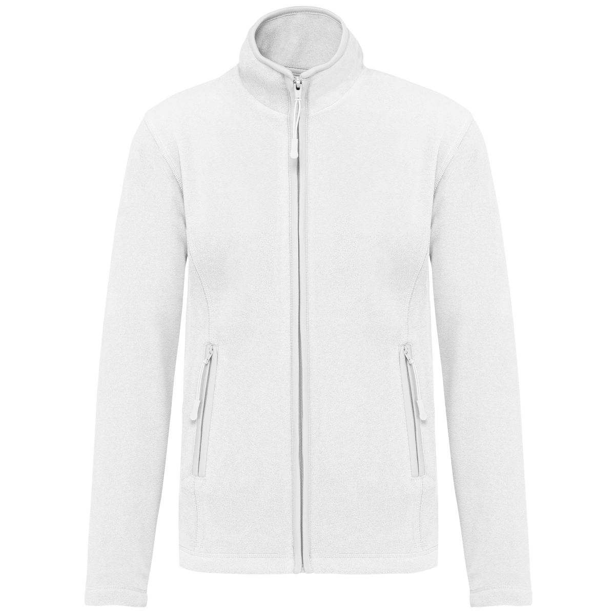 K907 - Chaqueta micropolar con cremallera mujer - White - frontal