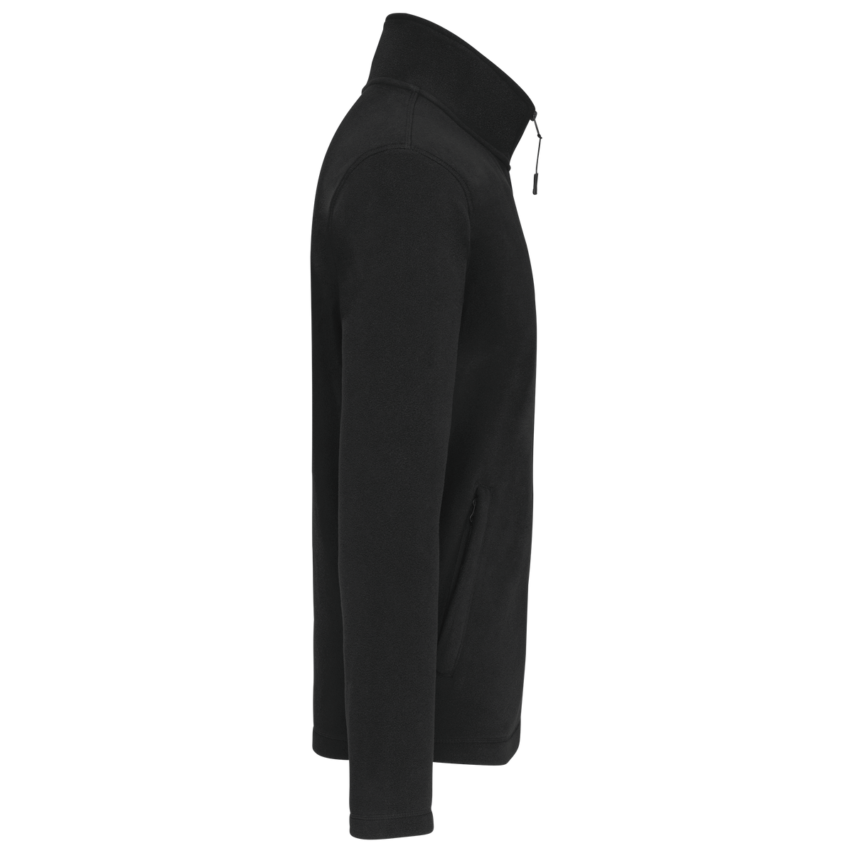 K9102 - Chaqueta micropolar con cremallera unisex - Black - lateral