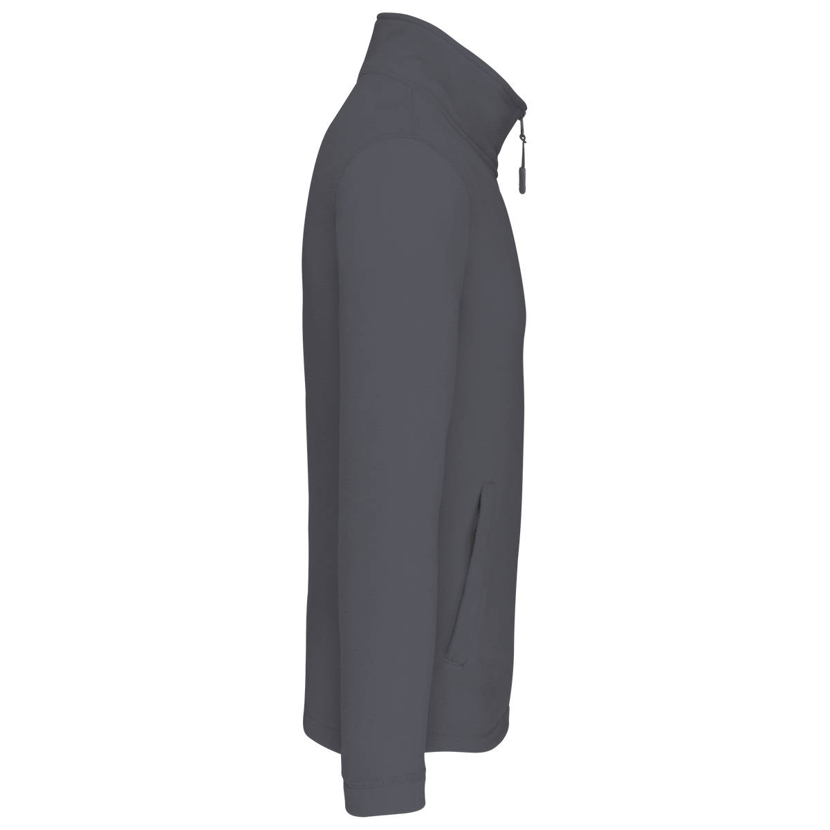 K9102 - Chaqueta micropolar con cremallera unisex - Convoy Grey - lateral
