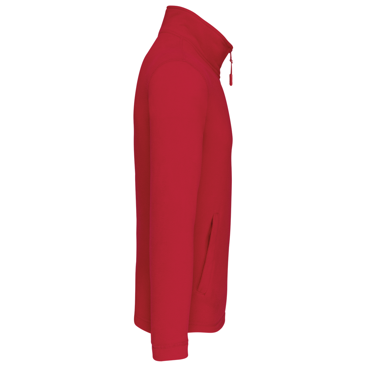 K9102 - Chaqueta micropolar con cremallera unisex - Red - lateral
