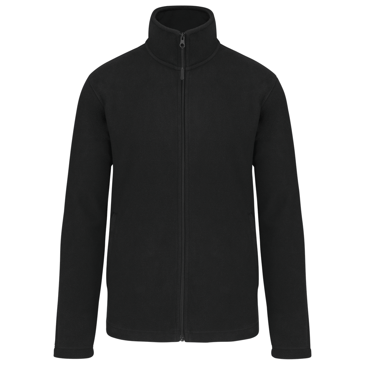 K9102 - Chaqueta micropolar con cremallera unisex - Black - frontal