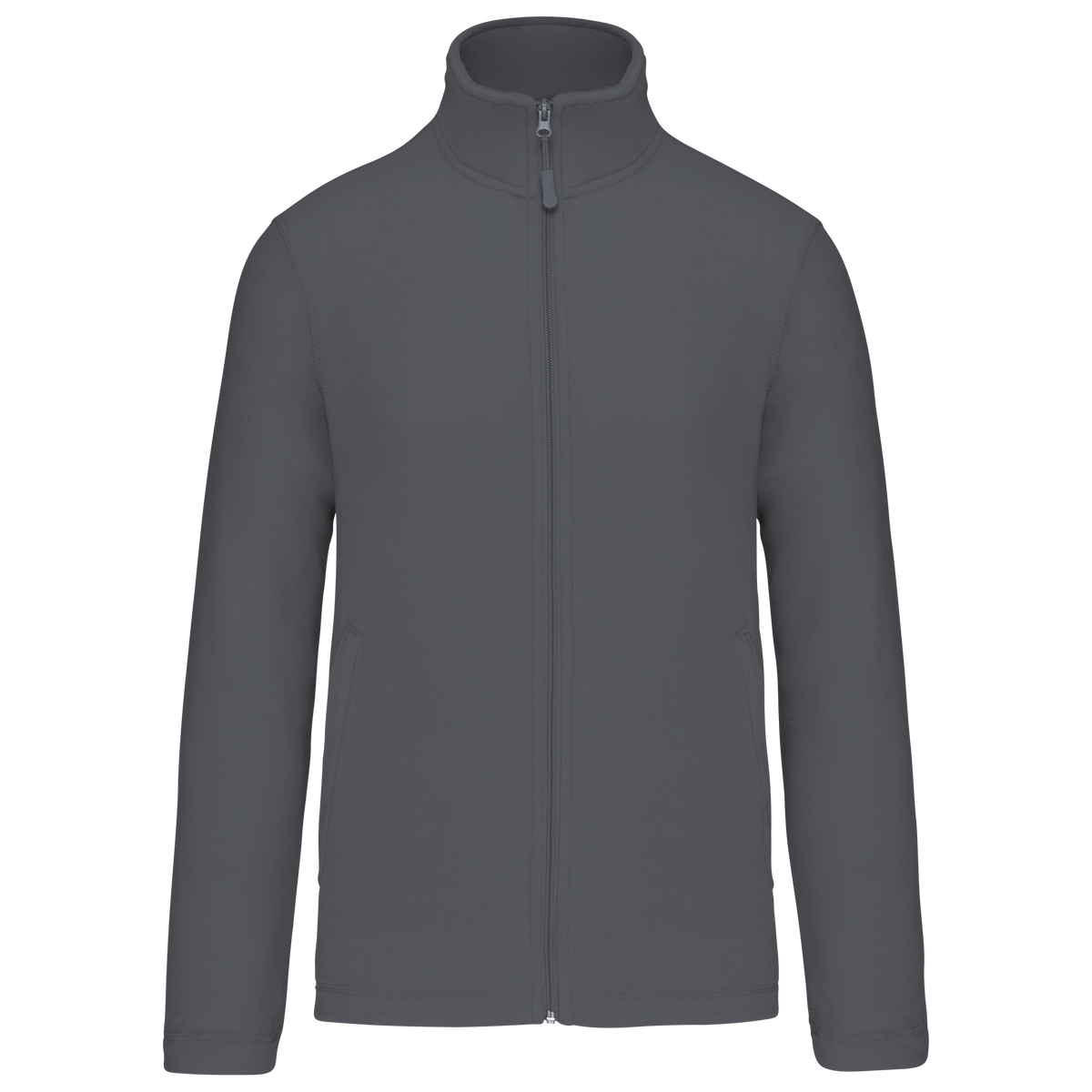 K9102 - Chaqueta micropolar con cremallera unisex - Convoy Grey - frontal