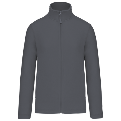 K9102 - Chaqueta micropolar con cremallera unisex - Convoy Grey - frontal