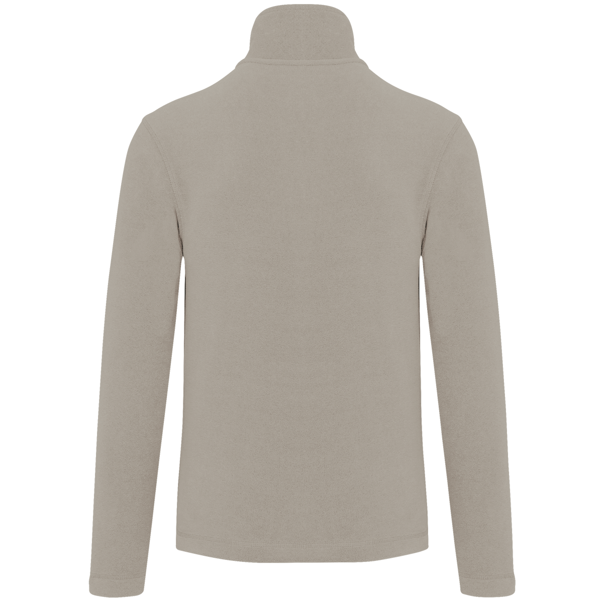 K911 - Chaqueta micropolar con cremallera hombre - Beige - trasera