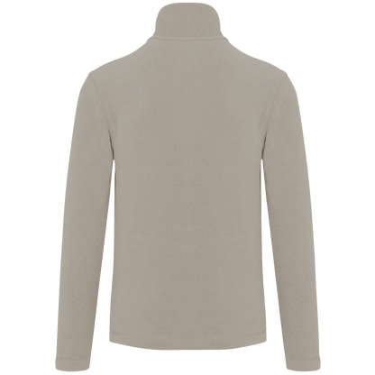 K911 - Chaqueta micropolar con cremallera hombre - Beige - trasera