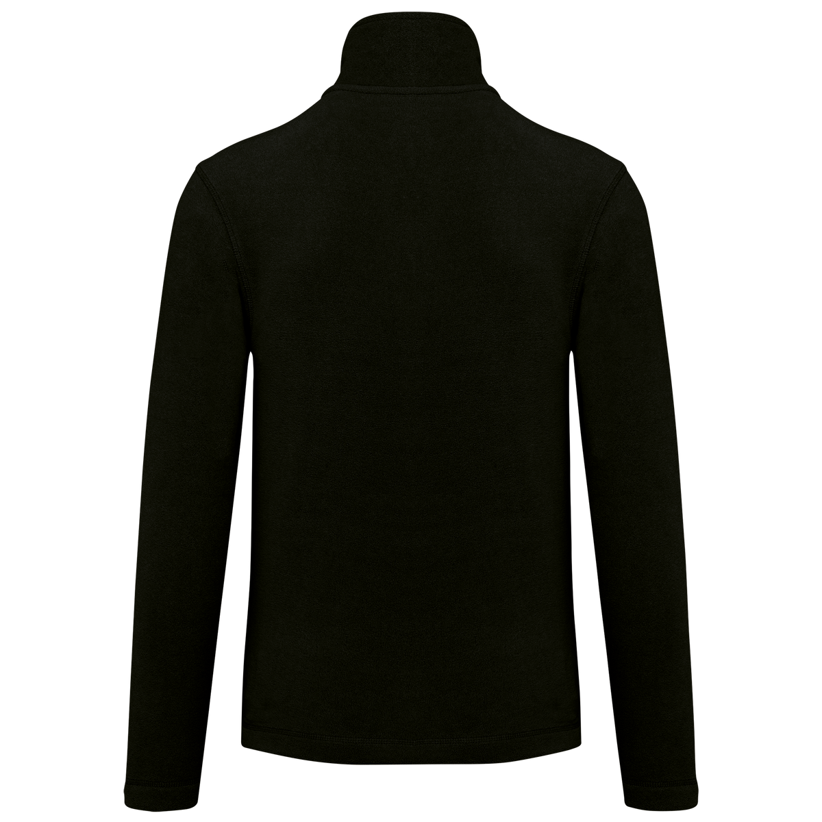 K911 - Chaqueta micropolar con cremallera hombre - Black - trasera