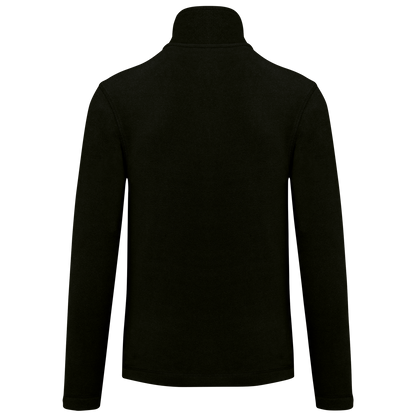 K911 - Chaqueta micropolar con cremallera hombre - Black - trasera