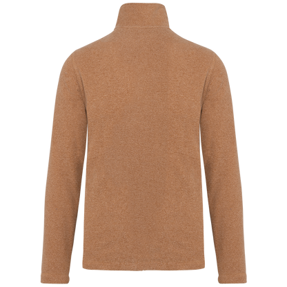 K911 - Chaqueta micropolar con cremallera hombre - Camel Heather - trasera