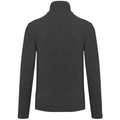 K911 - Chaqueta micropolar con cremallera hombre - Dark Grey - trasera