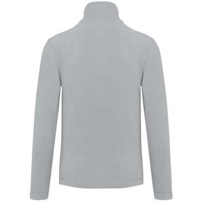 K911 - Chaqueta micropolar con cremallera hombre - Snow Grey - trasera