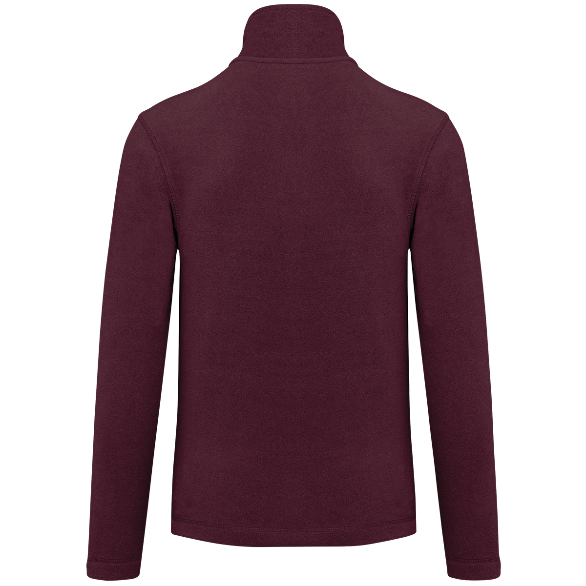 K911 - Chaqueta micropolar con cremallera hombre - Wine - trasera