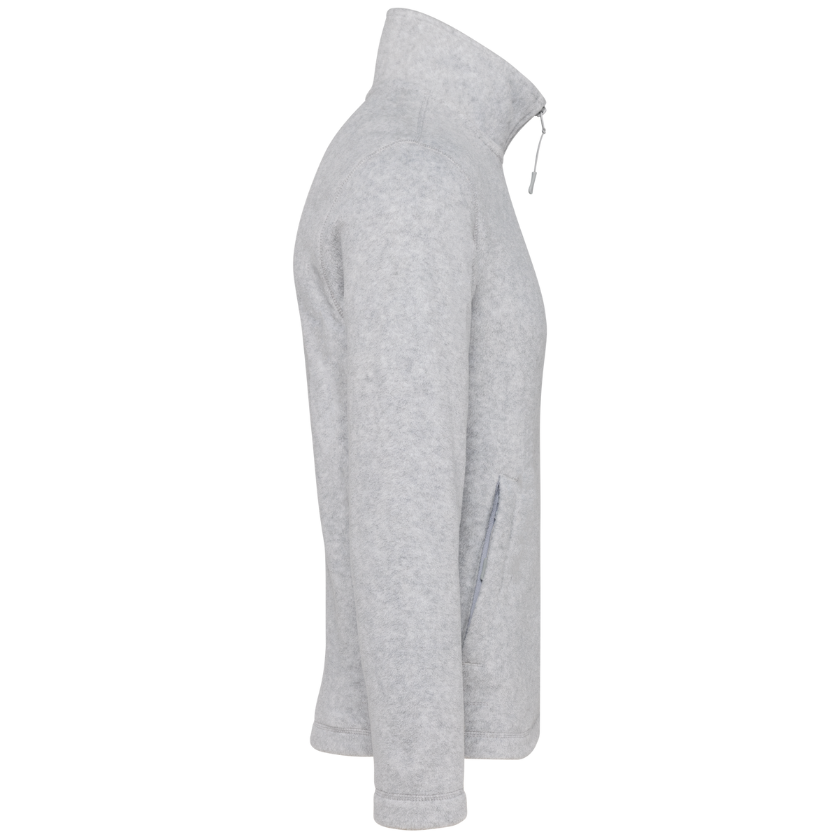 K911 - Chaqueta micropolar con cremallera hombre - Ash Heather - lateral