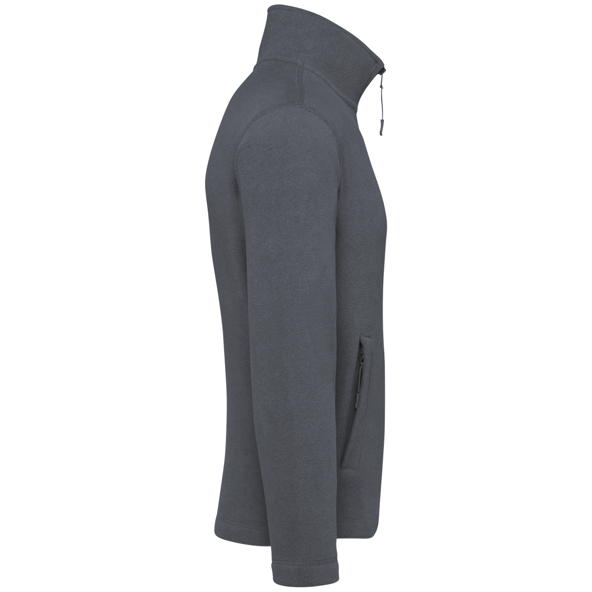 K911 - Chaqueta micropolar con cremallera hombre - Convoy Grey - lateral