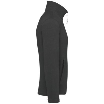 K911 - Chaqueta micropolar con cremallera hombre - Dark Grey - lateral