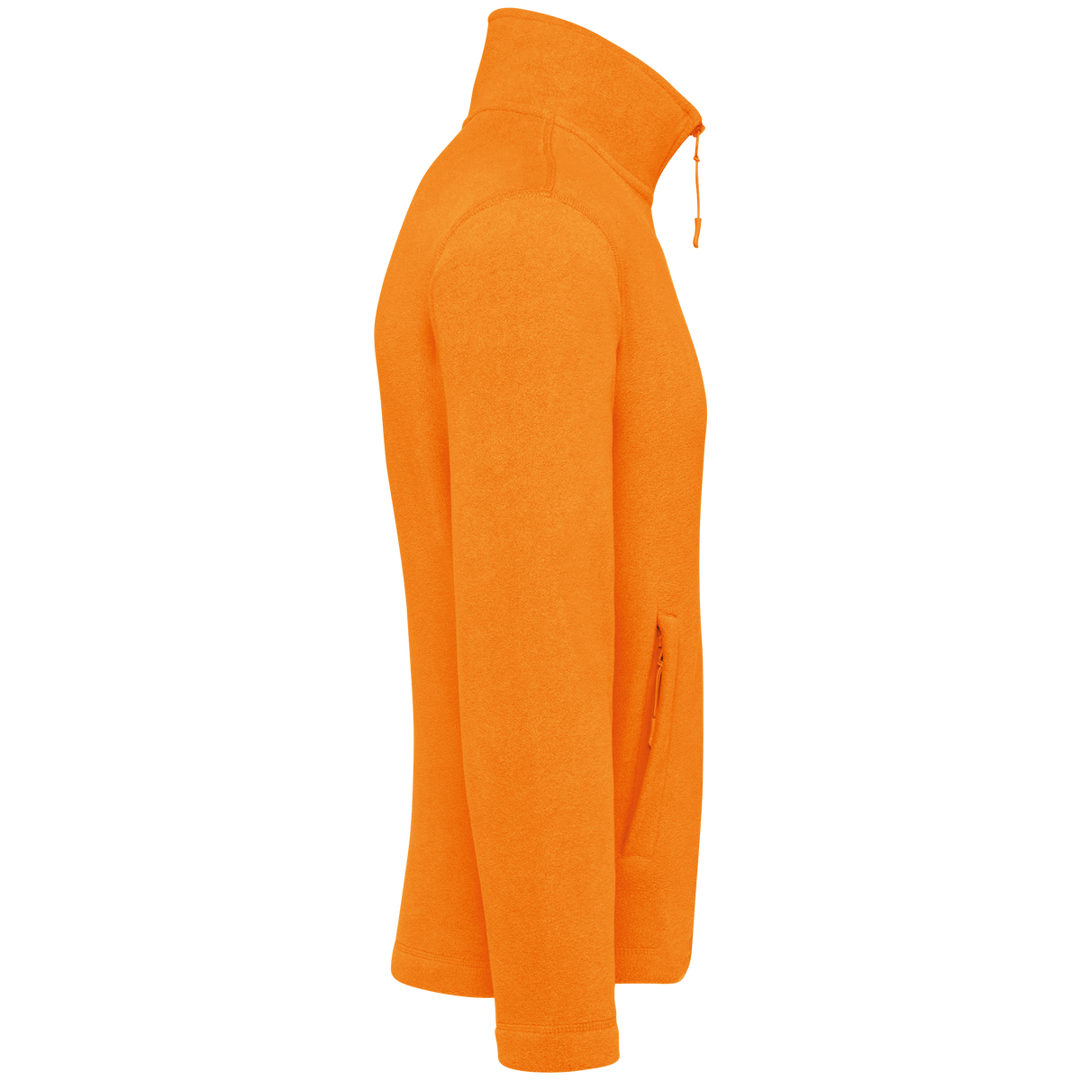 K911 - Chaqueta micropolar con cremallera hombre - Fluorescent Orange - lateral