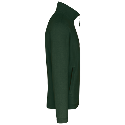 K911 - Chaqueta micropolar con cremallera hombre - Forest Green - lateral