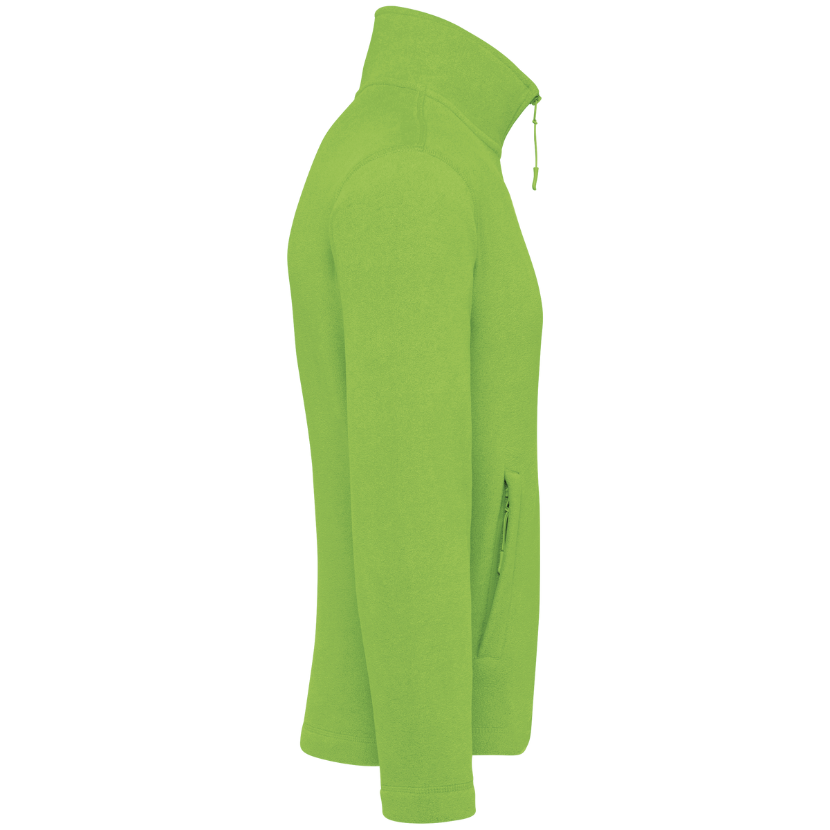 K911 - Chaqueta micropolar con cremallera hombre - Lime - lateral
