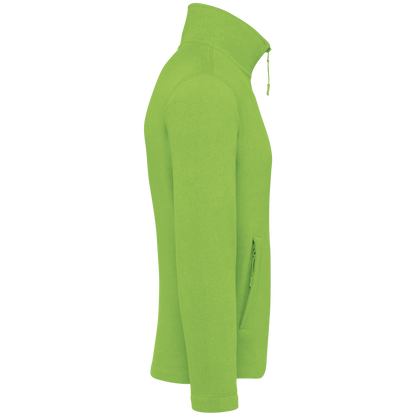K911 - Chaqueta micropolar con cremallera hombre - Lime - lateral