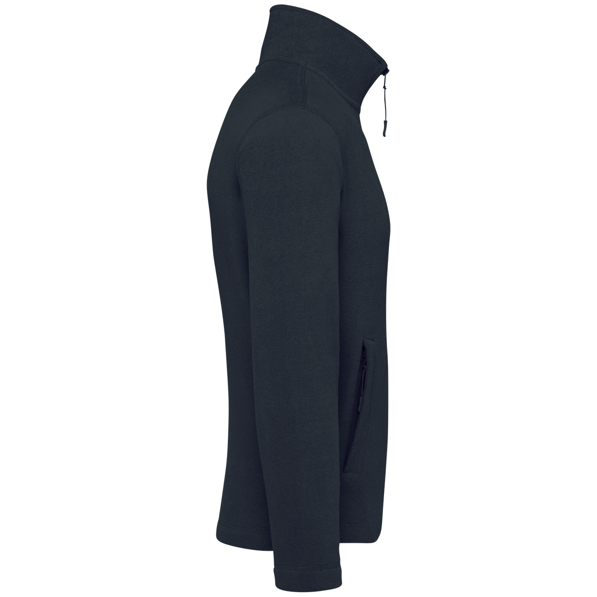 K911 - Chaqueta micropolar con cremallera hombre - Navy - lateral