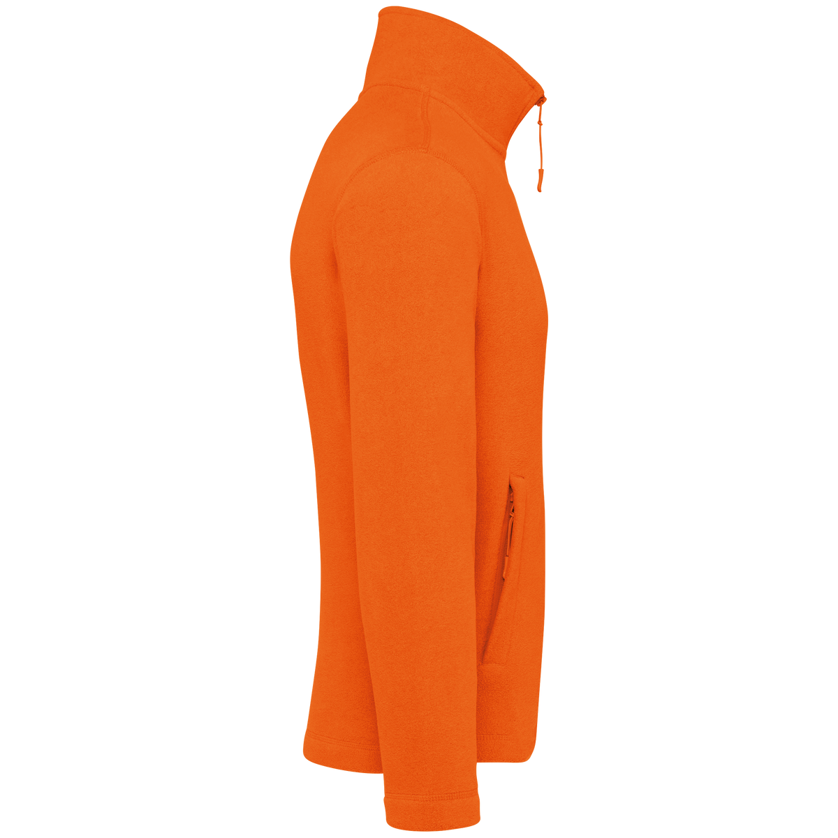 K911 - Chaqueta micropolar con cremallera hombre - Orange - lateral